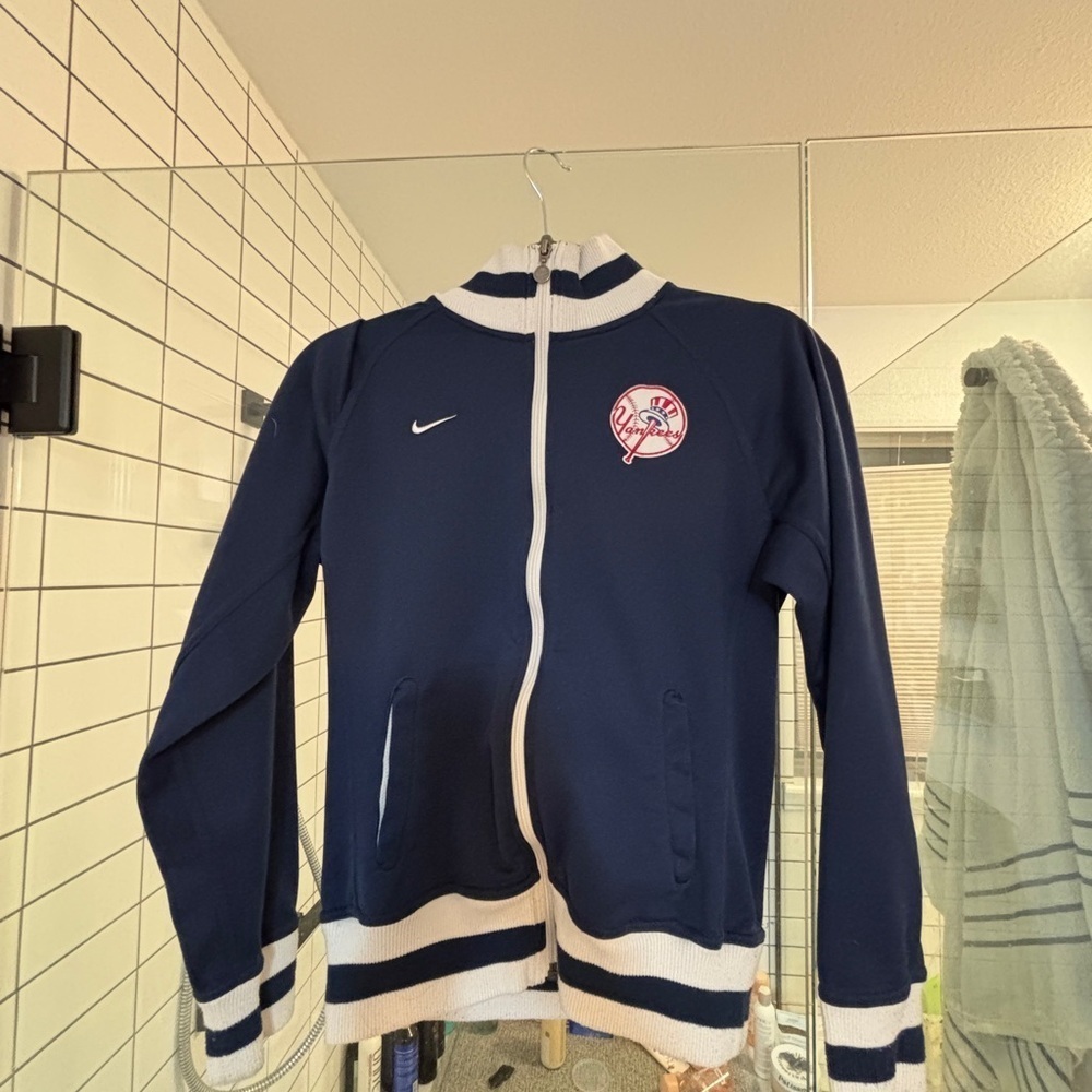 Nike Dark Blue Yankees Track Jacket